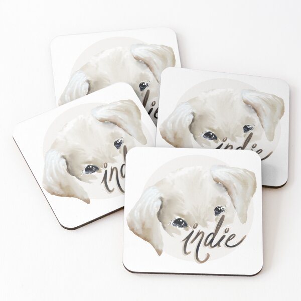 Item preview, Indie Dog Portrait designed and sold by Whitney Minson.
