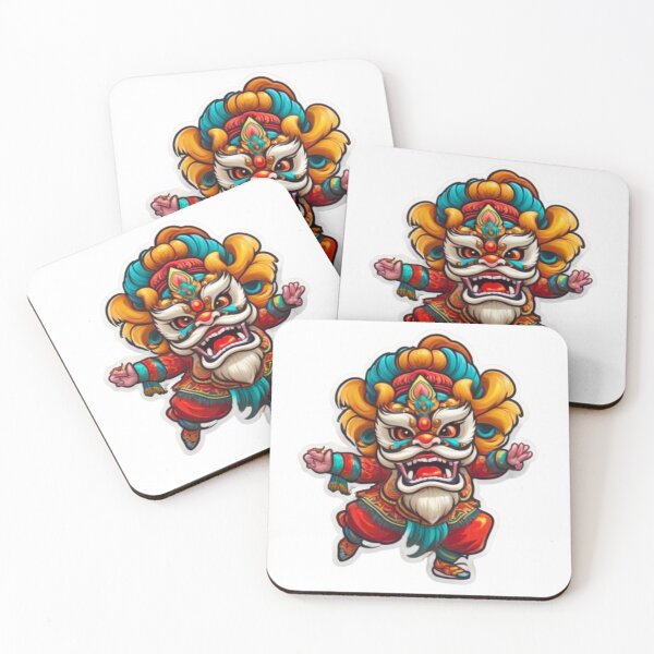 Item preview, Mini cute lion dance designed and sold by KorArtStudio.