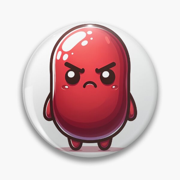 Item preview, angry beanman designed and sold by Michael Yang.
