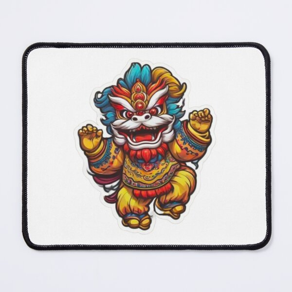 Item preview, Happy lion dance designed and sold by KorArtStudio.