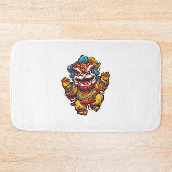 Item preview, Happy lion dance designed and sold by KorArtStudio.