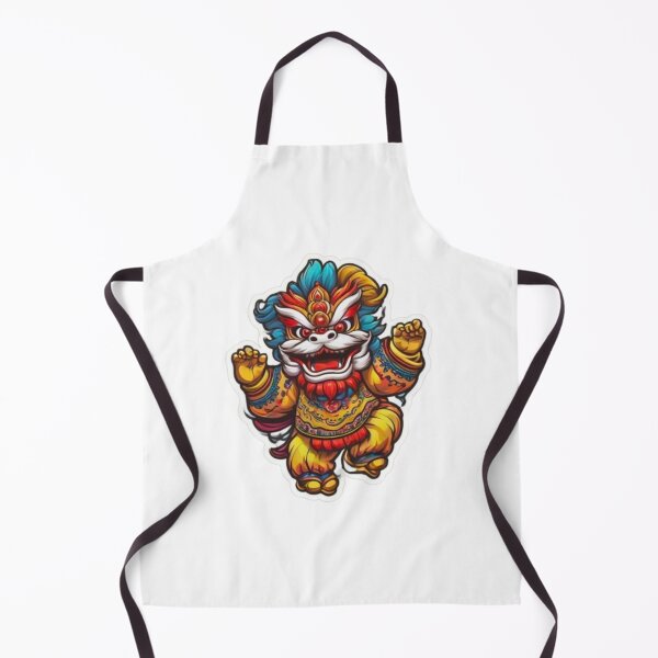 Item preview, Happy lion dance designed and sold by KorArtStudio.