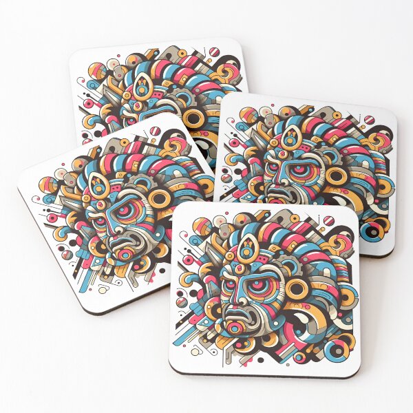 Item preview, Diseño mascara abstracto designed and sold by Abraham Araya.