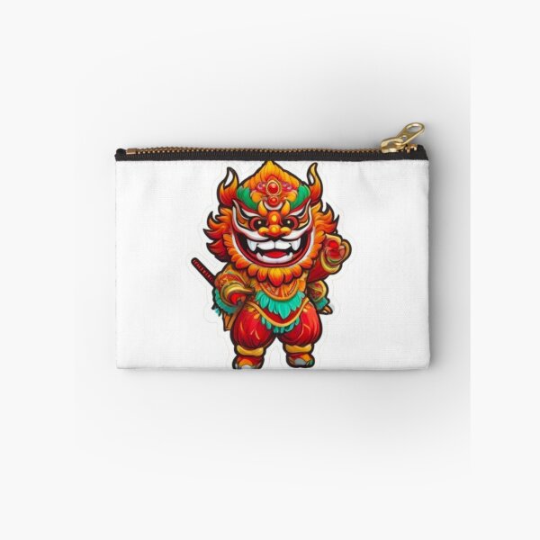 Item preview, Red lion dance designed and sold by KorArtStudio.