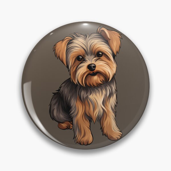 Item preview, Adorable Yorkshire Terrier Yorkie Puppy Dog Drawing designed and sold by meganohm.