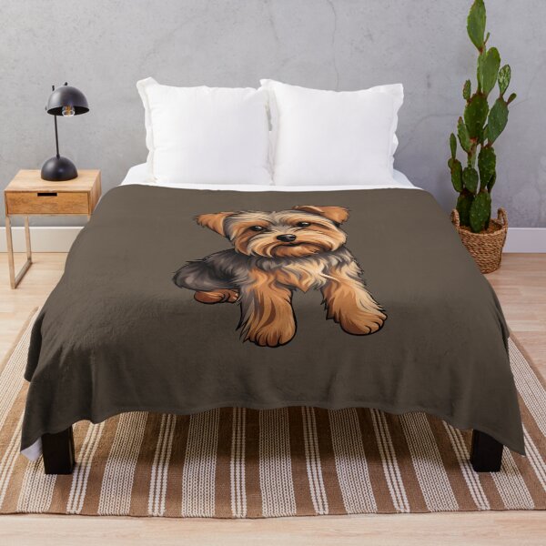 Item preview, Adorable Yorkshire Terrier Yorkie Puppy Dog Drawing designed and sold by meganohm.