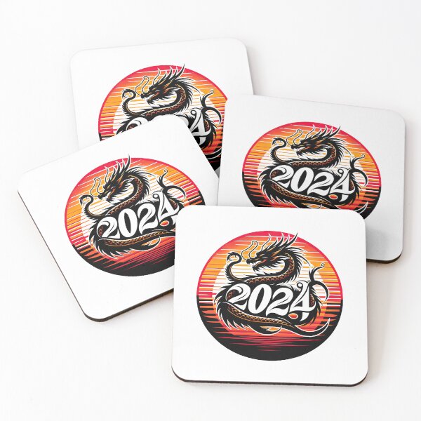 Item preview, Vintage Sunset Chinese New Year 2024  designed and sold by MAPDDesigns.
