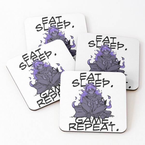 Item preview, Eat. Sleep. Game. Repeat. - Idia Shroud designed and sold by JSDraws.