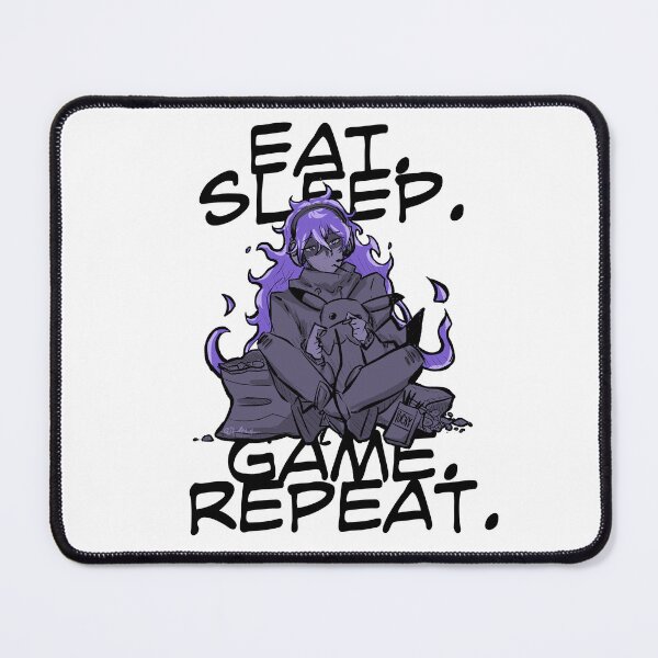 Item preview, Eat. Sleep. Game. Repeat. - Idia Shroud designed and sold by JSDraws.