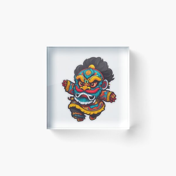 Item preview, Cool happy lion dance  designed and sold by KorArtStudio.