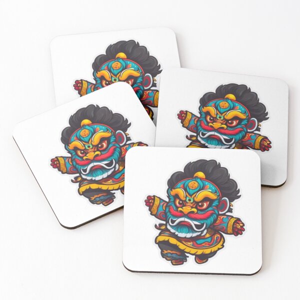 Item preview, Cool happy lion dance  designed and sold by KorArtStudio.