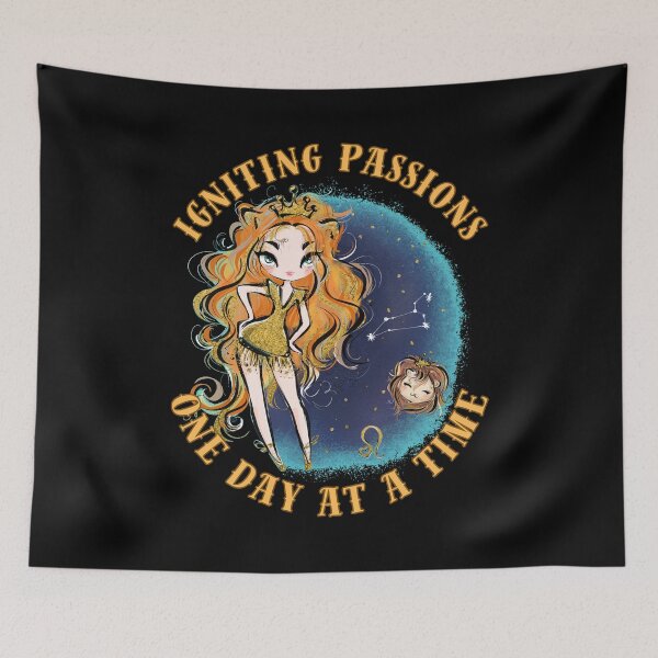 Item preview, Igniting Passions, One Day At A Time. leo sign designed and sold by ZodiacWonders.