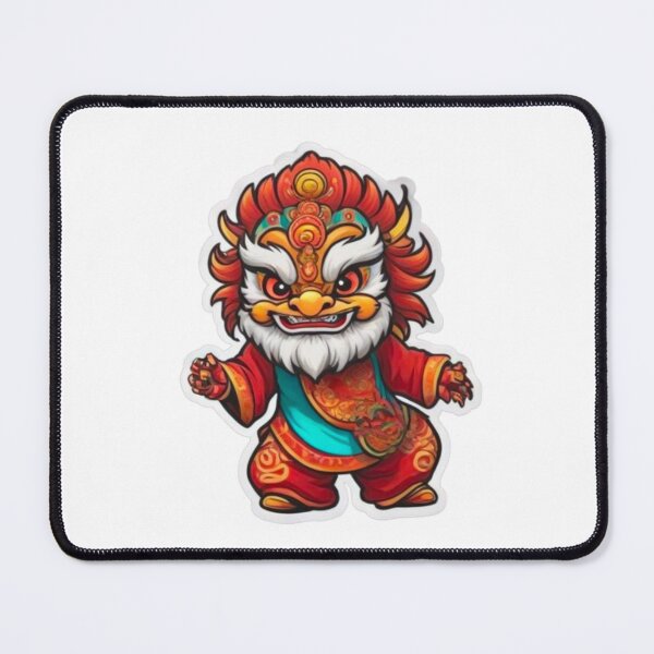 Item preview, Lion dance culture designed and sold by KorArtStudio.