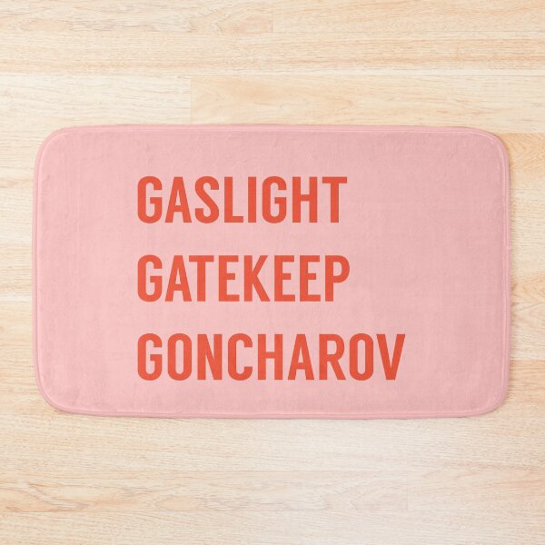 Item preview, Gaslight Gatekeep Goncharov in Pink and Orange designed and sold by tinyteacups.