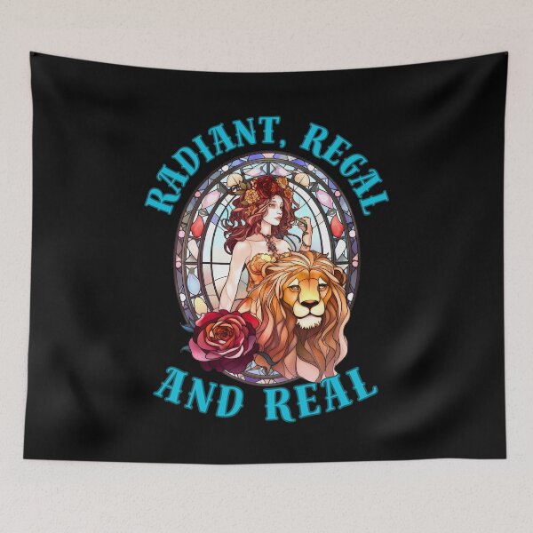 Item preview, Radiant, Regal, And Real. leo birthday designed and sold by ZodiacWonders.