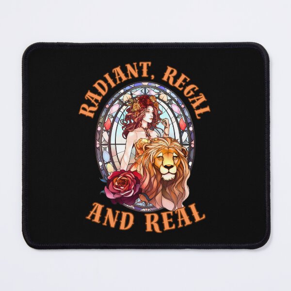 Item preview, Radiant, Regal, And Real. leo quote designed and sold by ZodiacWonders.