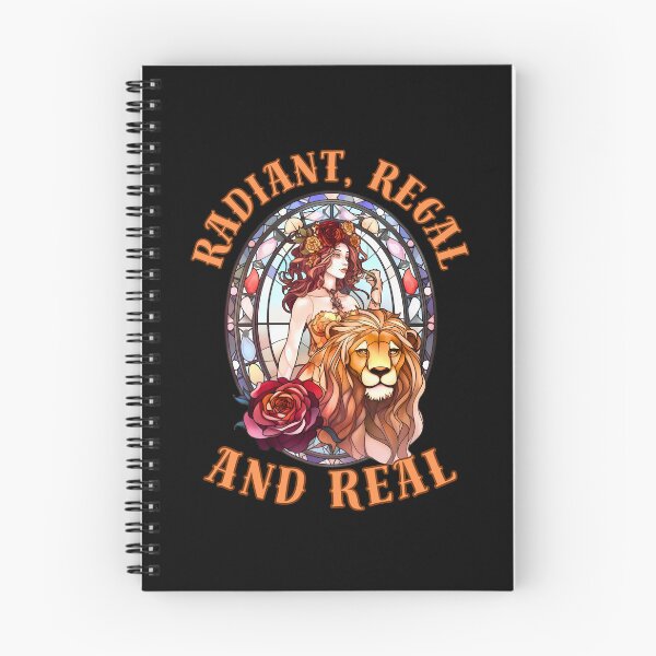 Item preview, Radiant, Regal, And Real. leo quote designed and sold by ZodiacWonders.