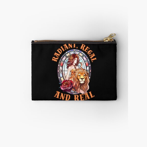 Item preview, Radiant, Regal, And Real. leo quote designed and sold by ZodiacWonders.