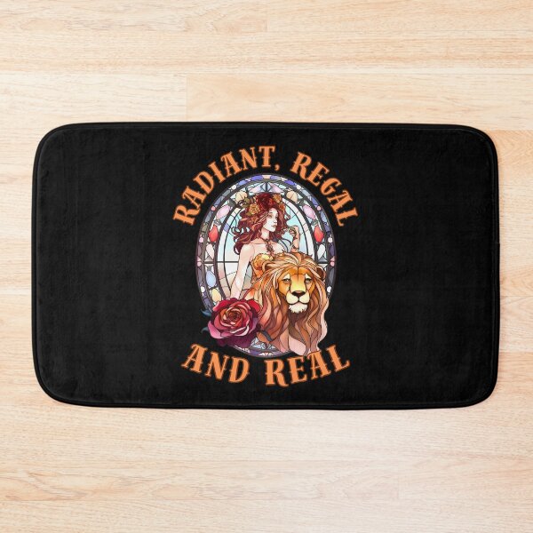 Item preview, Radiant, Regal, And Real. leo quote designed and sold by ZodiacWonders.