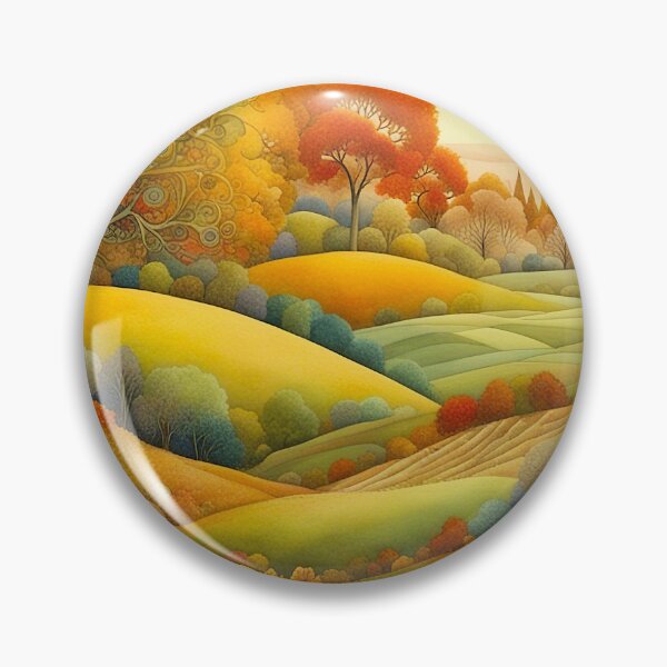 Item preview, Autumn Meadow Landscape designed and sold by Angela Hanley.