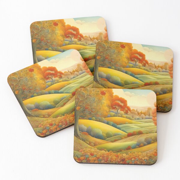 Item preview, Autumn Meadow Landscape designed and sold by Angela Hanley.