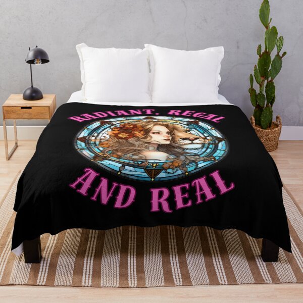 Item preview, Radiant, Regal, And Real. fire sign designed and sold by ZodiacWonders.