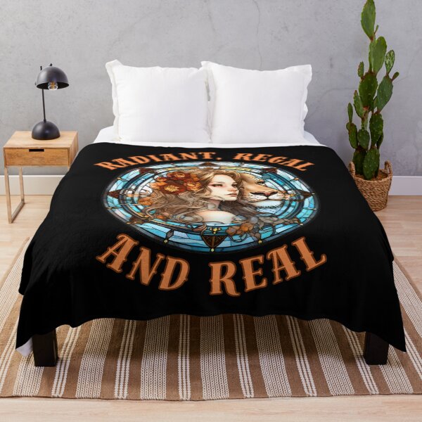Item preview, Radiant, Regal, And Real. leo august designed and sold by ZodiacWonders.