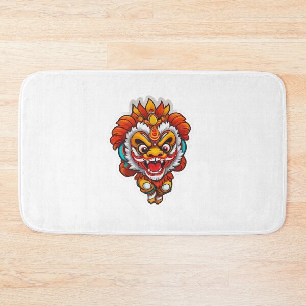 Item preview, Cute lion dance culture designed and sold by KorArtStudio.