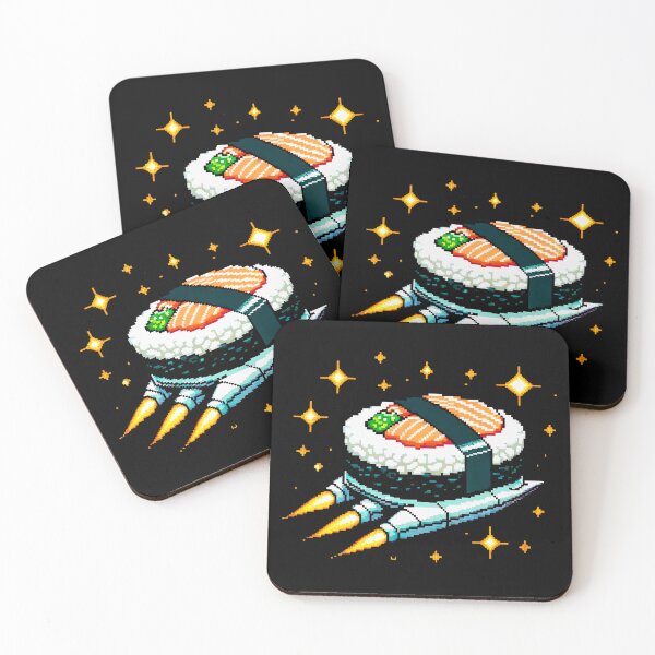 Item preview, Cosmic Sushi Odyssey: 8-Bit Voyage designed and sold by PixelPunkster.