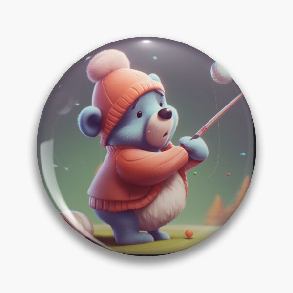 Item preview, Golf Bear - Bucky designed and sold by Highlandkings.