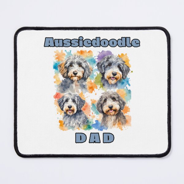 Item preview, Aussiedoodle Dad Watercolor designed and sold by Fredster1966.