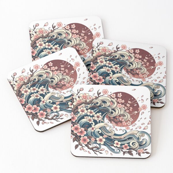 Item preview, Harmony of Sakura and Waves designed and sold by fc2c.