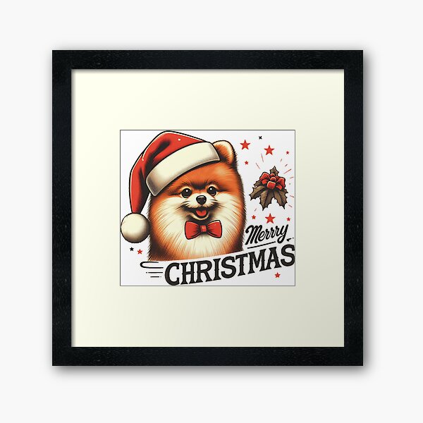 Item preview, Xmas Pomeranian designed and sold by yunamaliskova.
