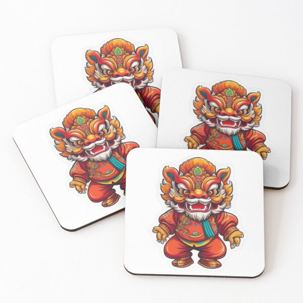 Item preview, Cool lion dance culture designed and sold by KorArtStudio.