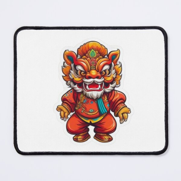 Item preview, Cool lion dance culture designed and sold by KorArtStudio.