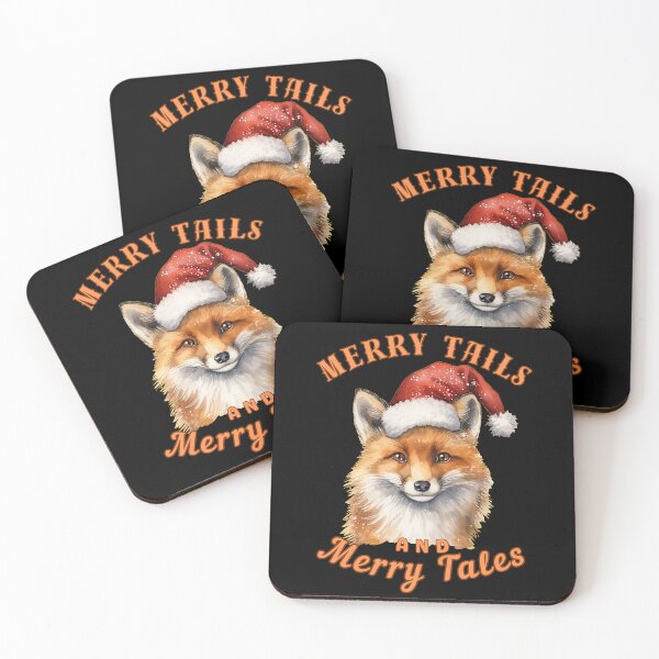 Item preview, Merry Tails and Merry Tales. fox portrait designed and sold by FoxVibes.