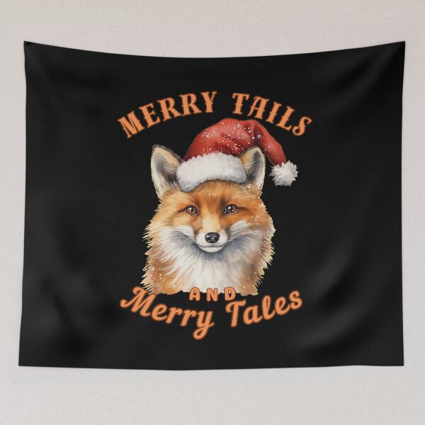 Item preview, Merry Tails and Merry Tales. fox portrait designed and sold by FoxVibes.