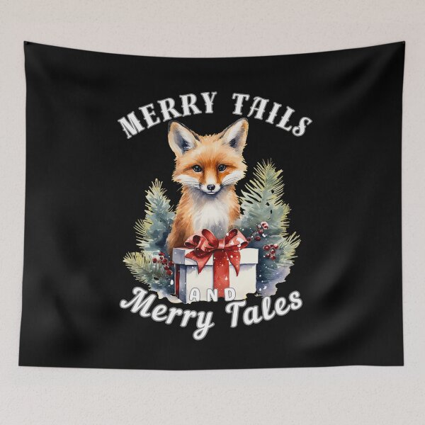 Item preview, Merry Tails and Merry Tales. fox quote designed and sold by FoxVibes.