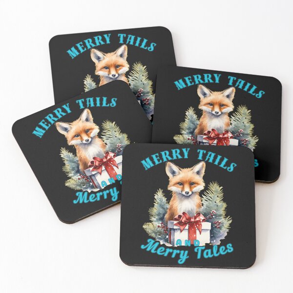 Item preview, Merry Tails and Merry Tales. snow fox designed and sold by FoxVibes.