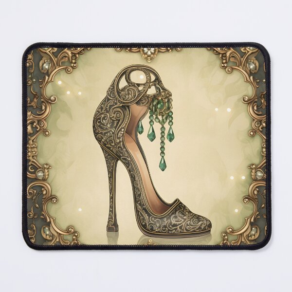 Item preview, delicate and intricate arabesque high heel print, designed and sold by dcrc.