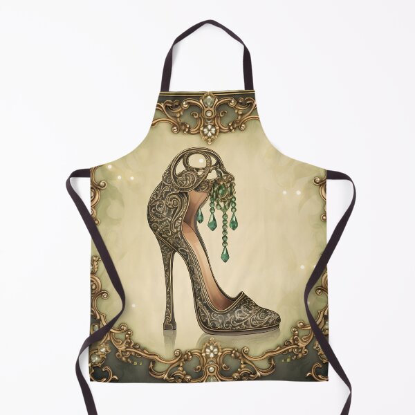 Item preview, delicate and intricate arabesque high heel print, designed and sold by dcrc.