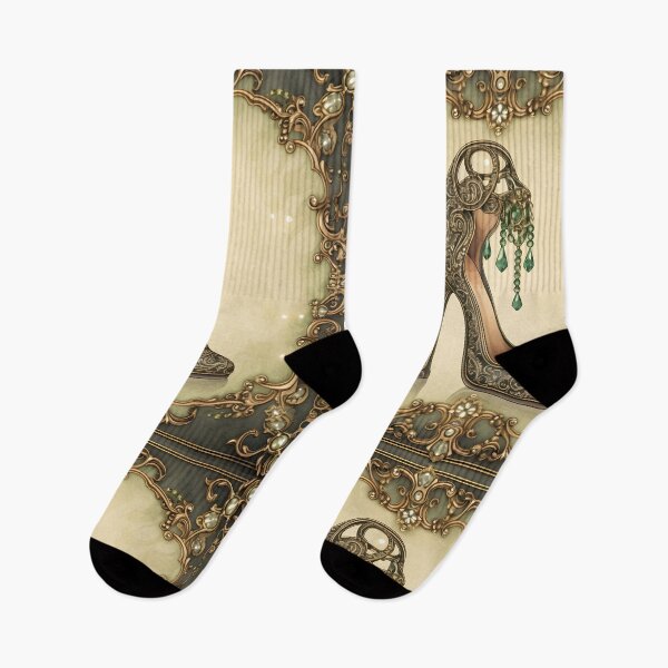 Item preview, delicate and intricate arabesque high heel print, designed and sold by dcrc.