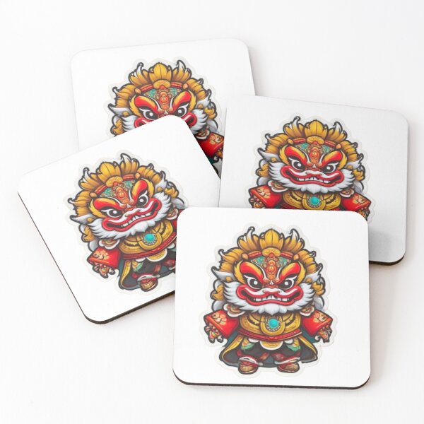 Item preview, Lion dance festival designed and sold by KorArtStudio.
