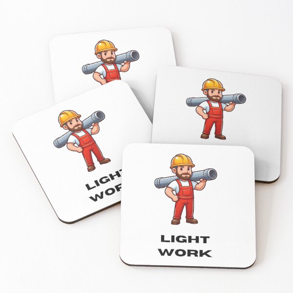 Item preview, Light Work Man Red Overalls With Pipe designed and sold by xXOmega121Xx.