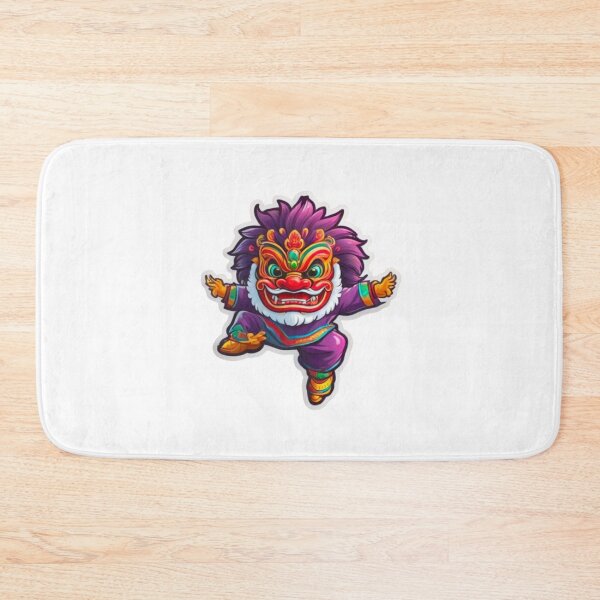 Item preview, Purple lion dance  designed and sold by KorArtStudio.