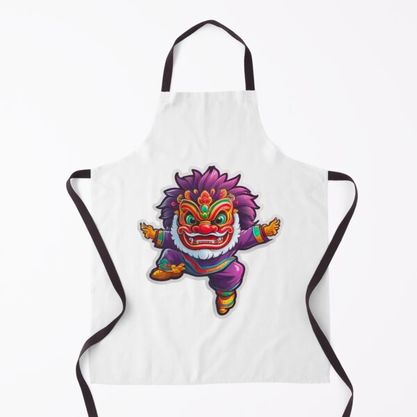 Item preview, Purple lion dance  designed and sold by KorArtStudio.