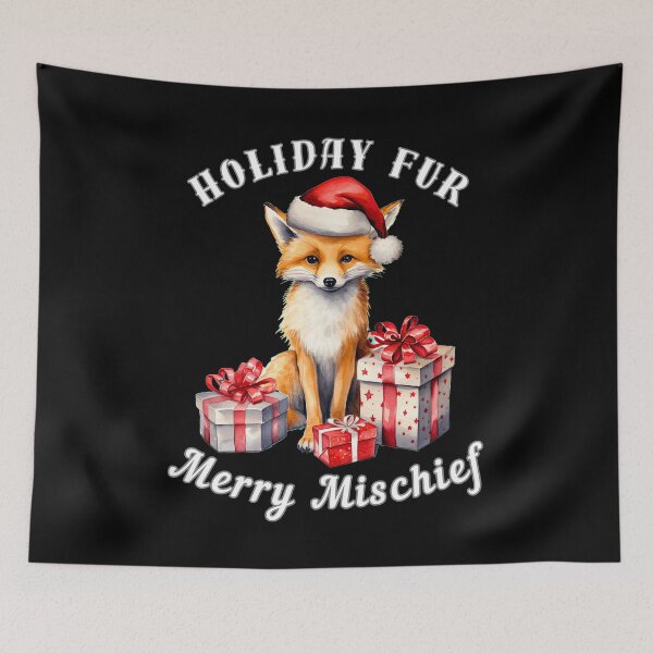 Item preview, Holiday Fur, Merry Mischief designed and sold by FoxVibes.