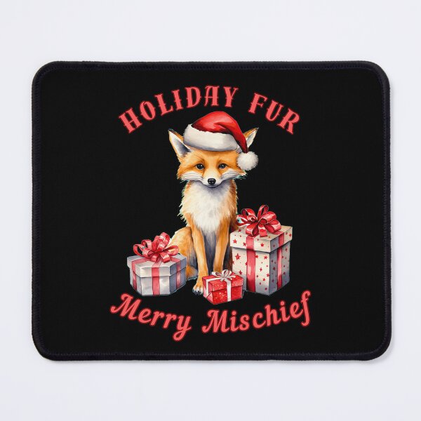 Item preview, Holiday Fur, Merry Mischief. fox head designed and sold by FoxVibes.