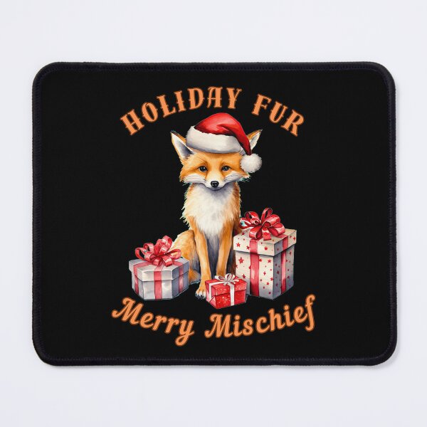 Item preview, Holiday Fur, Merry Mischief. fox portrait designed and sold by FoxVibes.
