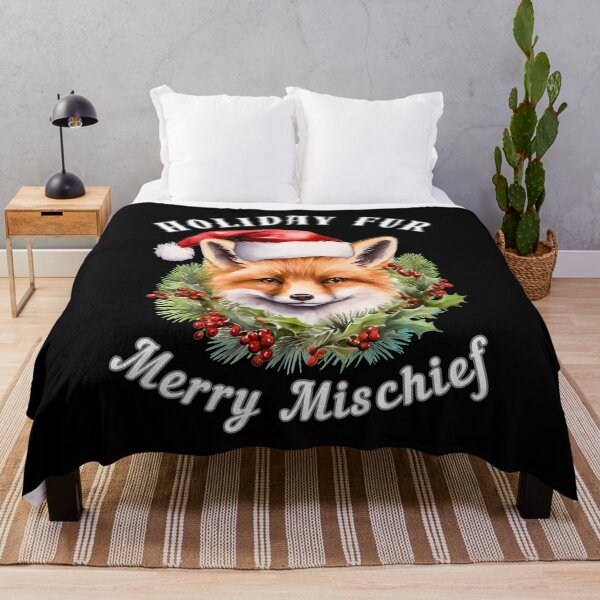 Item preview, Holiday Fur, Merry Mischief. fox quote designed and sold by FoxVibes.